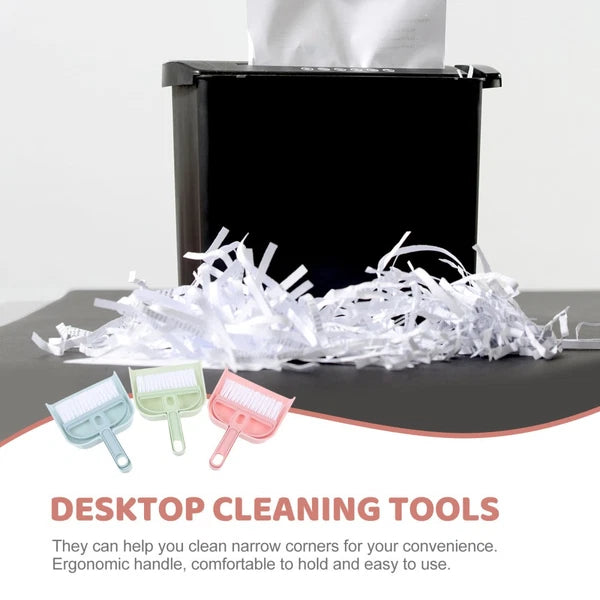 6 Sets Cleaning Artifact Small Broom and Dustpan Miniature Brush Bulk