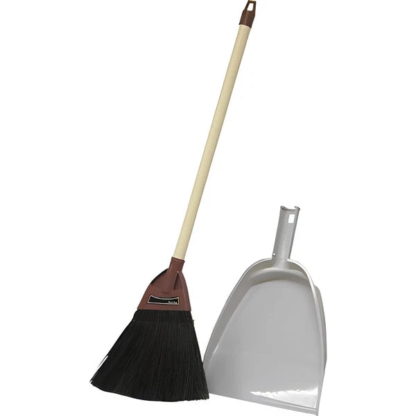 Japan Cleantec Best Parts Broom Hybrid Type Dustpan Set Width 20cm Total Length