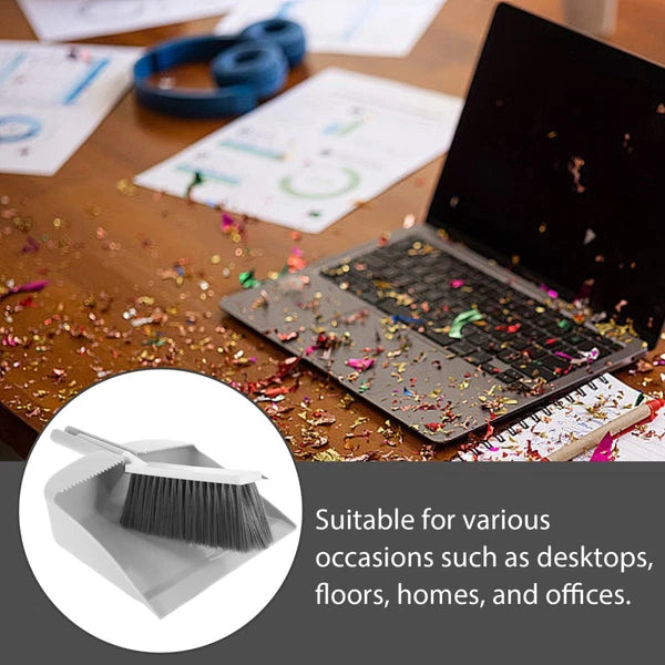 Mini Dustpan Broom Set Desktop Small Multi-function Whisk Table and Brush