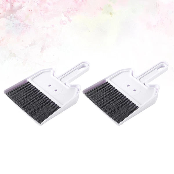2 Sets Keyboard Cleaning Brush Child Handheld Dustpan Broom Miniature for