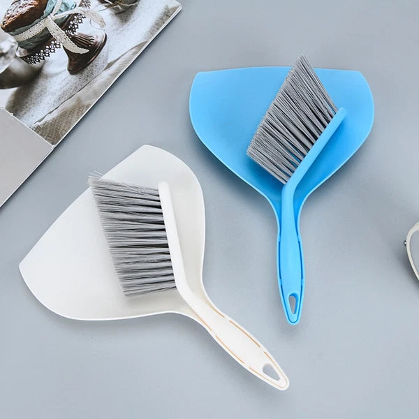 Mini Broom Set Dustpan and Home Cleaning Accessory Garbage Container