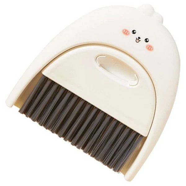 Mini Dustpan Set Baby Child Small Broom with Tabletop Cleaning Brush and