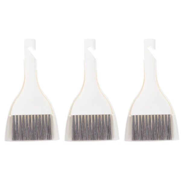 3 Sets Mini Dustpan Broom Desktop Small Hand Brush for Cleaning House Tools