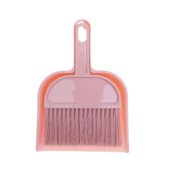 Mini Broom Dustpan Set Desktop and Brush Dusters for Cleaning Wood Handle