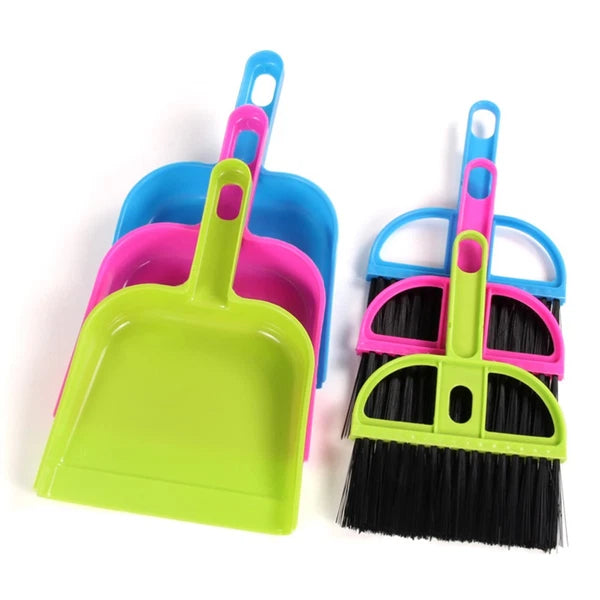 6 Sets Sweeping Brush and Dustpan Keyboard Cleaner Kit Laptop Cleaning Computer