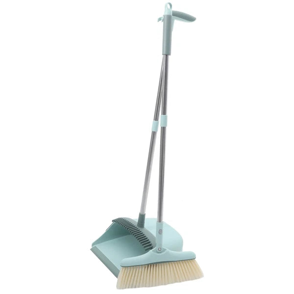 Broom Dustpan Set Office Sweeping Brush and Cleaning with Standing