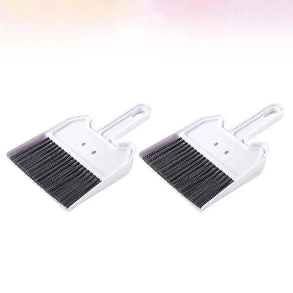 2 Sets Keyboard Cleaning Brush Child Supplies Small Broom and Dustpan