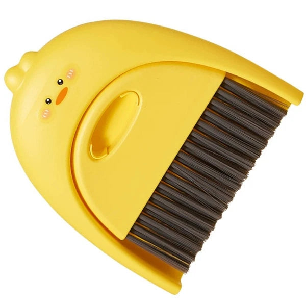 Mini Dustpan Set Child Baby Portable Broom Tabletop Cleaning Brush and