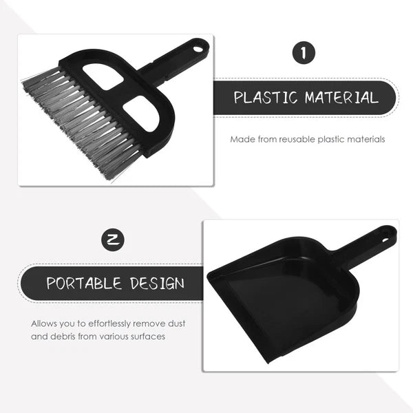 Broom Dustpan Set Multi-function Mini Small Sweeping Countertop Brush